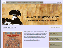 Tablet Screenshot of amateurmycology.com